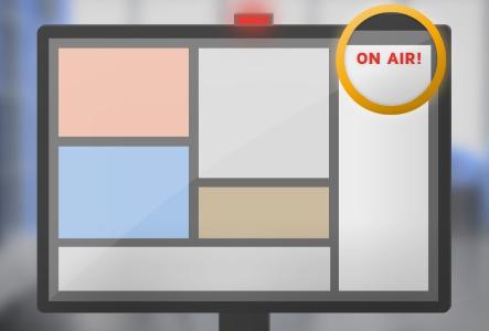 The new GPIO changer from G&D makes Tally information available to remote consoles. It can be shown there by a Tally light sign and on the OSD