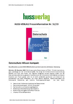 Presseinformation_51_HUSS_VERLAG_Datenschutz Wissen kompakt.pdf