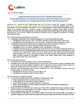 20241017 Calibre Q3 Production Cost and VGM Update News Release (FINAL)_EN.pdf