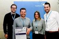 Scoutbee, 1. Platz im Finale des Businessplan Wettbewerb Nordbayern 2018 (c) BayStartUP/Andreas Gebert