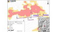 Abbildung 1 – Karte des Projekts Birch mit den Bohransatzpunkten aus den Jahren 2025 und 2026, der durch Bohrungen erfassten, etwa 1 Kilometer langen Ausdehnung des oberflächennahen mineralisierten Skarns in Streichrichtung sowie der Lage von BR26-007 etwa 200 m östlich von BR25-003.