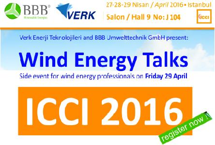 ICCI 2016: Wind Energy Talks