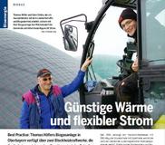 Sonne & Wind und Wärme berichtet über Best Practice Biogas bei Energy2market GmbH