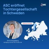 ASC Technologies erweitert seine Präsenz in Skandinavien und eröffnet neue Tochtergesellschaft in Schweden