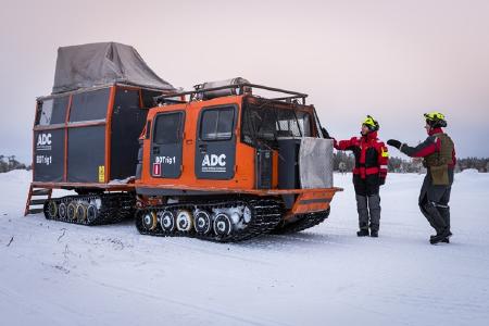 Auf dem Rajapalot-Projekt; Foto: Mawson Resources