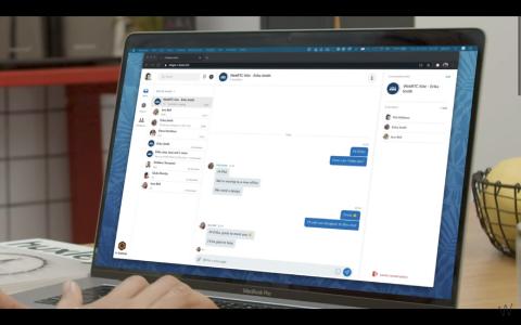 Interface der neuen Kommunikationslösung x-bees