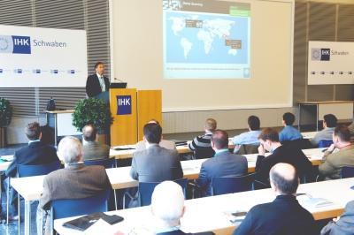 Jürgen Heimbach, CEO of the CADENAS GmbH, presented the latest strategies of the software developer from Augsburg at the 12th Industry Forum in 2011
