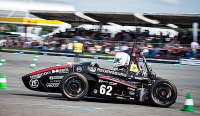 This year Continental supports 37 teams worldwide with highly specialized vehicle components and technical expertise (Photo: Formula Student Germany / Grams)