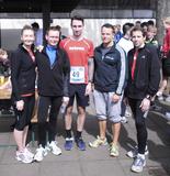(v.l.n.r.) Katarina Sukowski, Markus Goltz, André Bettels, Robin Wilhelm, Oliver Block