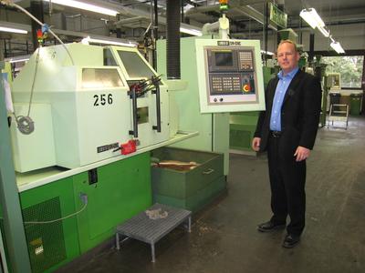 Herr A. Stahl (ProSeS) im Unternehmen vor Ort