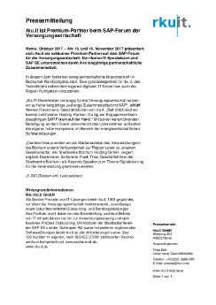 rku.it_PM_Premium-Partner beim SAP-Forum der Versorgungswirtschaft_171010.pdf