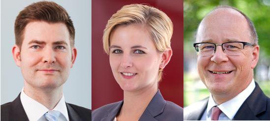 Dr. Christian Lenz, Kirsten Garling und Axel Amelung