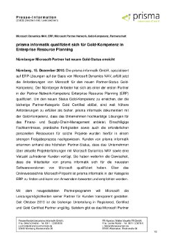 prisma informatik GmbH - 15.12.2010 - prisma informatik qualifiziert sich fr Gold-Kompetenz.pdf