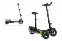 Der neue scuddy Premium ist die konsequente Weiterentwicklung des am Markt einzigartigen dreirädrigen Elektrorollers 