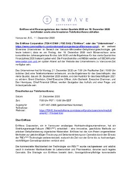 11122020_DE_EnWave to Report Q4 2020 and Annual Financial Results and Hold Earnings Call DE.pdf