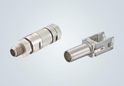 Platzsparendes Design beim preLink® M12 Steckverbinder D-kodiert