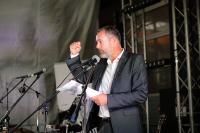 HYMER-Leichtmetallbau-Geschäftsführer Gerald Schock bedankte sich beim HYMER Sommerfest für das unermüdliche Engagement der Mitarbeiter an allen drei Standorten des Unternehmens