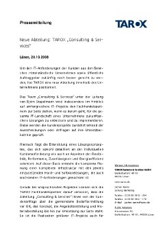PM_Neue Abteilung TAROX_ Consulting und Services.pdf