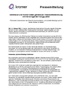 Pressemitteilung Kramer Germany - Sennheiser Partnerschaft - ISE 2023 - Final.pdf