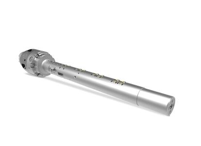 Quality can be increased, processing can be sped up, and tool service life can be increased, all thanks to the new line boring bars with compensation-enabled cutting edges.