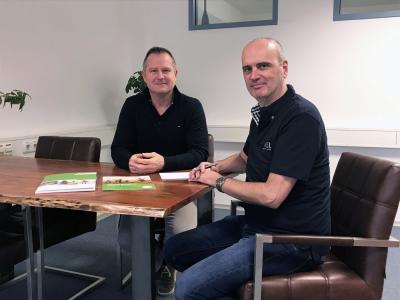 v.l.n.r.: Roland Huber, GF Abel ReTec, Rüdiger Biehl, Vertriebsansprechpartner Rhein-Main-Gebiet