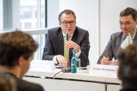 13.03.2018 Düsseldorf Energy Storage 2018 (International Expo and Conference) Pressegespräch Messe Düsseldorf GmbH / BVES e.V. Hans Werner Reinhard, GF Messe Düsseldorf GmbH Urban Windelen, GF BVES e.V. Christoph Hankeln, Team Consult G.P.E. GmbH Foto : Messe Düsseldorf / Protokoll