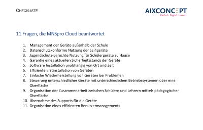 Checkliste