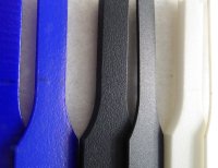 Nachbehandelte Lasersinterteile, wie sie zur Überprüfung des Einflusses von Oberflächenbehandlungen auf die mechanischen Eigenschaften eingesetzt wurden