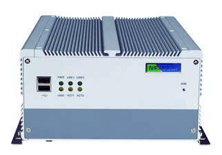 Lüfterloser Box-PC mit zwei PCI-Slots