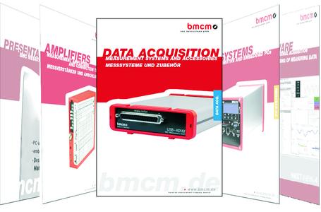 "DATA ACQUISITION" - Measurement systems and accessories from bmcm