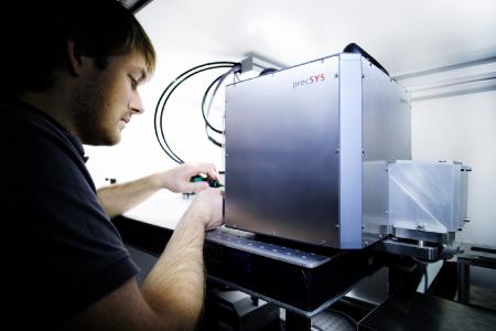 Kundenservice für Laser-Scan-System