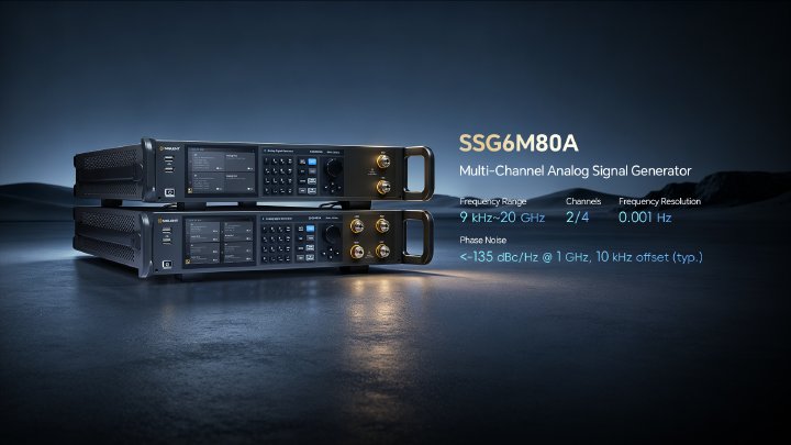 SIGLENT erweitert HF-Signalgenerator-Portfolio um 67-GHz-Modell und neue Mehrkanal-Serie