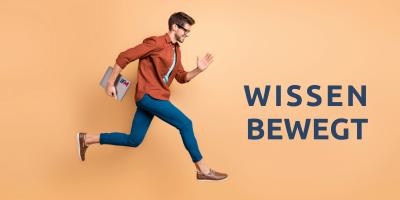 Junger Unternehmer in Bewegung