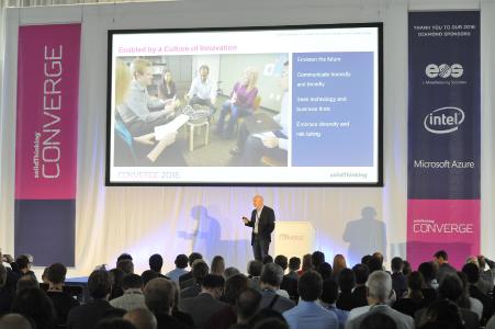Jim Scapa, CEO von Altair, auf der CONVERGE 2016 in Essen