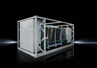 Mit dem neuen Kältecontainer erweitert Rittal sein modulares, standardisiertes Rechenzentrum RiMatrix S. Er arbeitet vorrangig mit indirekter freier Kühlung und erzielt dadurch eine besonders hohe Energieeffizienz mit einem PUE von bis zu 1,15, Quelle Rittal GmbH & Co. KG