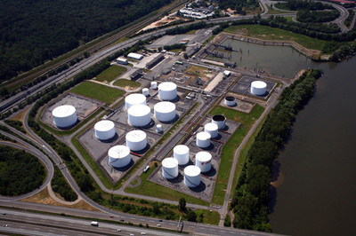Tanklager Raunheim; Foto: © Unitank