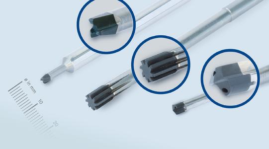 Bearbeitungszeitverkürzung bei gleichzeitiger Qualitätsverbesserung – der Einsatz von PKD-Werkzeugen im Durchmesserbereich von unter 3 mm bis 6 mm.