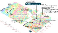 Abbildung 1. Draufsicht mit der neuen Entdeckungszone im Verhältnis zur Pilotanlage und zur Main Zone.