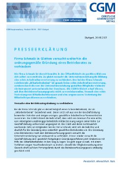 PM - Firma Schmalz in Glatten versucht Gr黱dung eines Betriebsrates zu verhindern.pdf