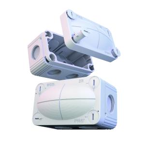 Der neue COMBI 206: Die platzsparende längliche Form macht ihn Ideal für die Montage von LED-Leuchten