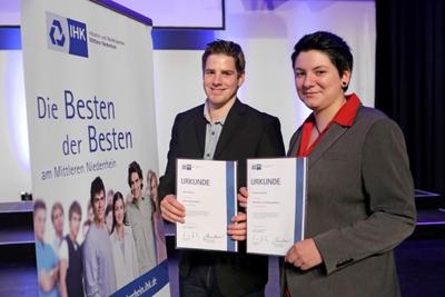 Daniel Ransiek und Annika Friedrichs aus dem Werk Nettetal