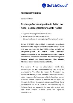 22-07-27 PM Exchange-Server-Migration in Zeiten der Krise - Gebrauchtsoftware senkt Kosten.pdf