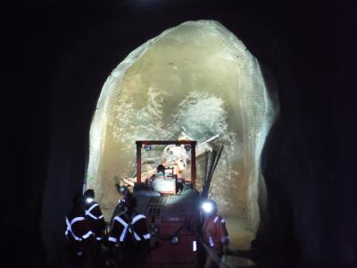 Silver drilling at MAG Silver Mine in Mexico