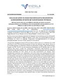 [PDF] Pressemitteilung: Vizsla Silver liefert in vorläufiger wirtschaftlicher Bewertung außergewöhnliche Wirtschaftlichkeitszahlen für Panuco