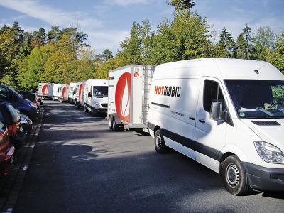 Zum Start in die Heizsaison stehen bei Hotmobil weitere 35 mobile Energiezentralen im Mietpark zur Verfügung / Bildquelle: Hotmobil Deutschland GmbH