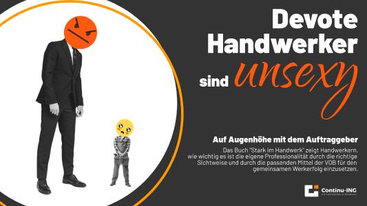 Das neue Buch von Andreas Scheibe ist ein Gamechanger für alle Handwerker, die sich im Projektgeschäft verarscht fühlen.