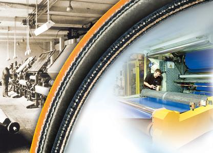 At the top for a century: With its research and development, ContiTech has shaped and driven the history of printing blankets from its earliest days