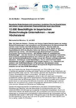 Pressemeldung zur Presselounge am 12072016- Bayerische Biotech Branchenzahlen.pdf