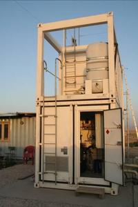 Bestandsanlage im Feldlager Kunduz, Afghanistan