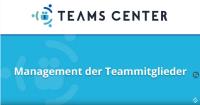 Management der Teammitglieder - Governance mit Teams Center